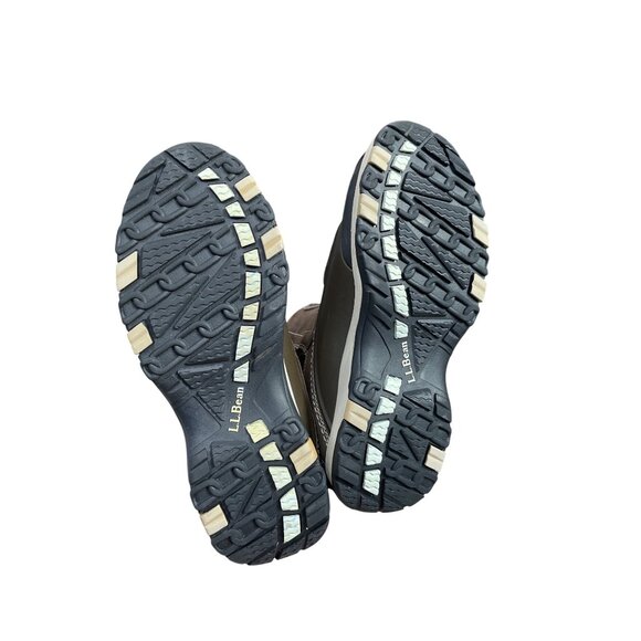 L.L. Bean Tex 2.5 Womans Brown Black Waterproof Winter Boots Sz 7.5M SKU 9402 - Picture 5 of 14